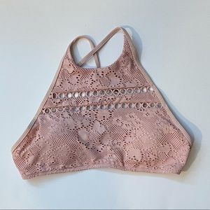 NWOT AEIRE high neck bikini top - size M